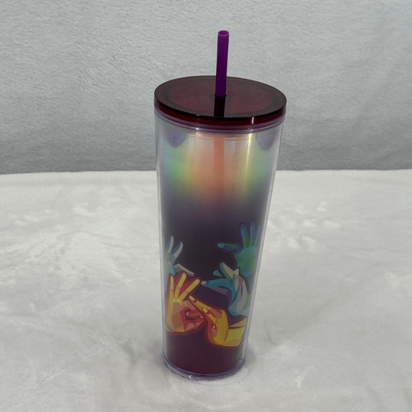 Starbucks 2023 ASL Venti 24oz Tumbler Artist Yiqiao Wang American Sign Language - Picture 2 of 8